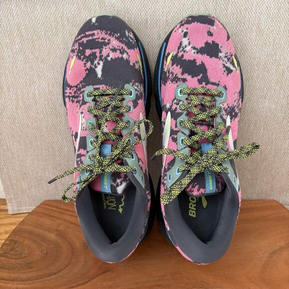 Brooks Women 9.5 Ghost 15 Running Shoes  Blue/Ebony/Nightlife Comfort Cushioned - Picture 5 of 9